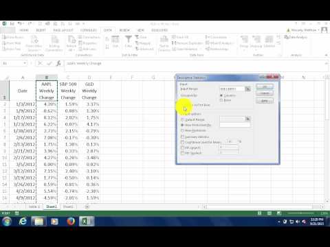 Excel regression analysis output explained